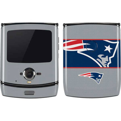 NFL New England Patriots Zone Block Motorola RAZR Skin
