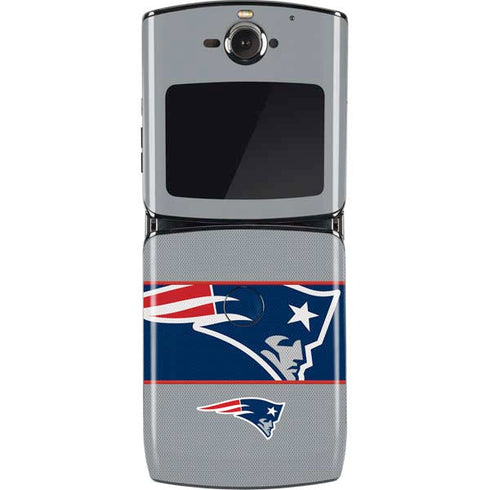 NFL New England Patriots Zone Block Motorola RAZR Skin