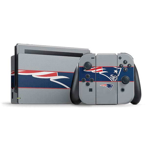 NFL New England Patriots Zone Block Nintendo Switch Bundle Skin