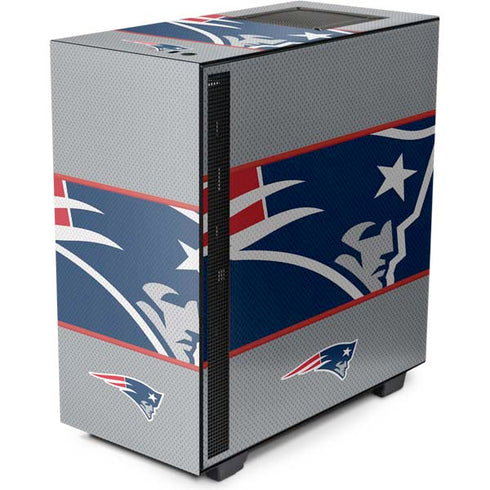 NFL New England Patriots Zone Block NZXT H510 Compact ATX Mid-Tower Case Skin