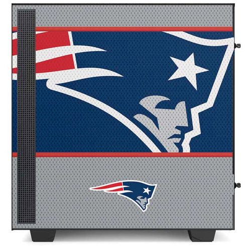 NFL New England Patriots Zone Block NZXT H510 Compact ATX Mid-Tower Case Skin