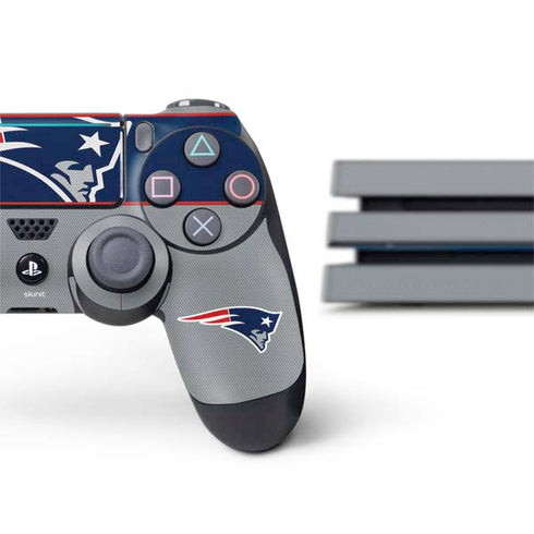 NFL New England Patriots Zone Block PS4 Pro Bundle Skin