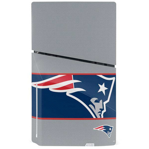 NFL New England Patriots Zone Block PS5 Slim Disk Console Skin