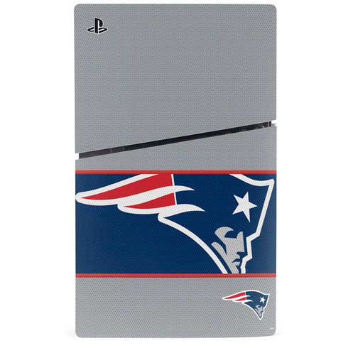 NFL New England Patriots Zone Block PS5 Slim Digital Edition Console Skin