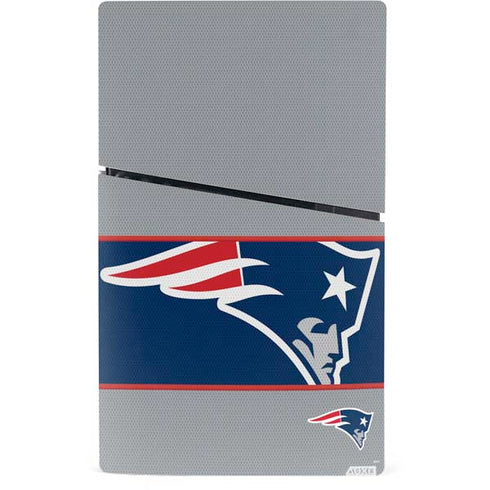 NFL New England Patriots Zone Block PS5 Slim Digital Edition Console Skin