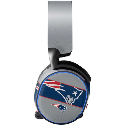NFL New England Patriots Zone Block SteelSeries Arctis 5 Skin