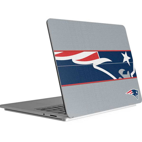 NFL New England Patriots Zone Block Surface Laptop Studio Skin