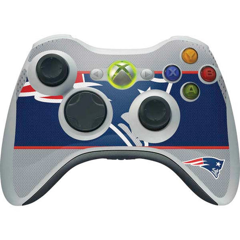 NFL New England Patriots Zone Block Xbox 360 Wireless Controller Skin
