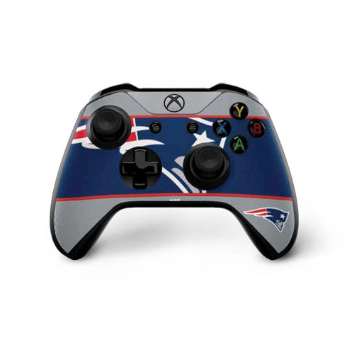 NFL New England Patriots Zone Block Xbox One X Controller Skin