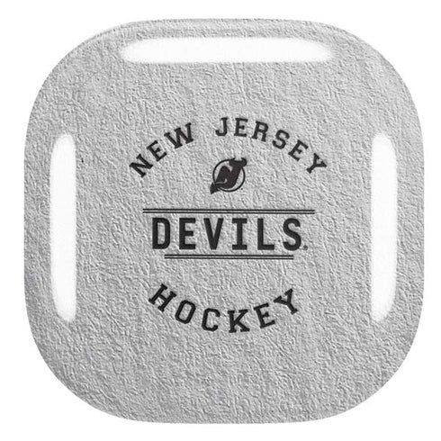 NHL New Jersey Devils Black Text Galaxy Buds Pro Skin