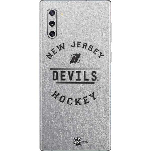 NHL New Jersey Devils Black Text Galaxy Note 10 Skin