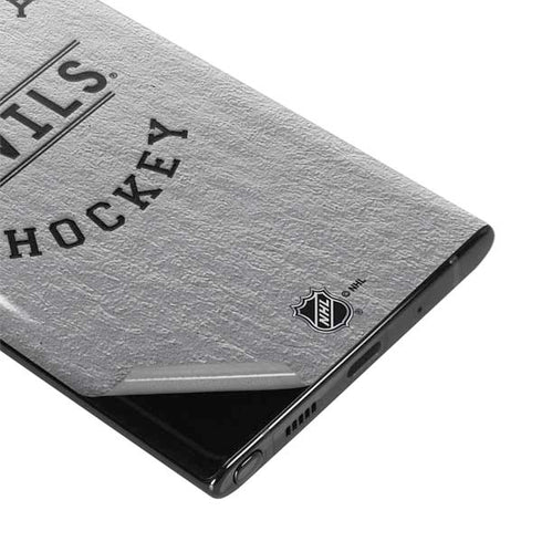 NHL New Jersey Devils Black Text Galaxy Note 10 Skin