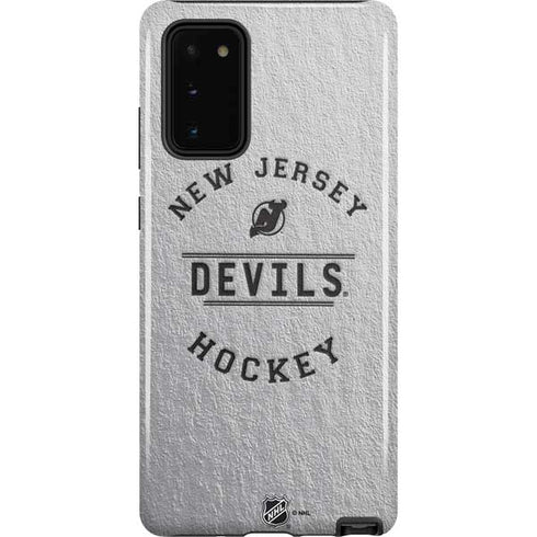 NHL New Jersey Devils Black Text Galaxy Note20 5G Pro Case