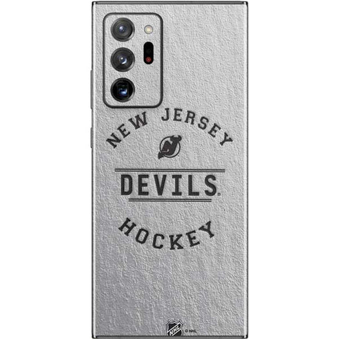 NHL New Jersey Devils Black Text Galaxy Note20 Ultra 5G Skin