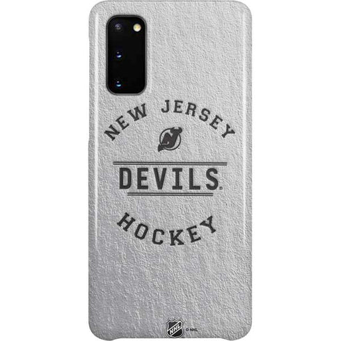 NHL New Jersey Devils Black Text Galaxy S20 Lite Case