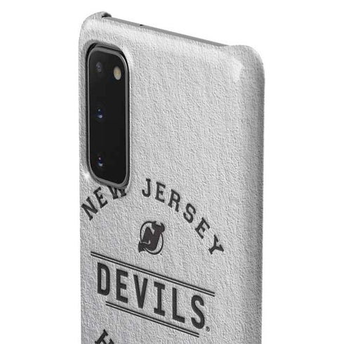 NHL New Jersey Devils Black Text Galaxy S20 Lite Case