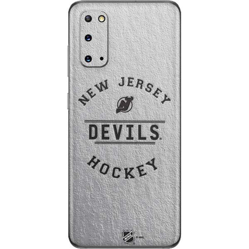 NHL New Jersey Devils Black Text Galaxy S20 Skin