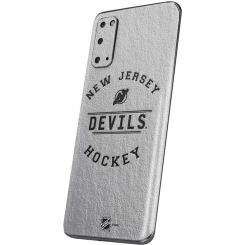 NHL New Jersey Devils Black Text Galaxy S20 Skin