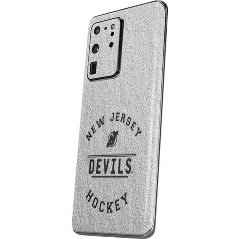 NHL New Jersey Devils Black Text Galaxy S20 Ultra 5G Skin