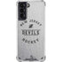 NHL New Jersey Devils Black Text Galaxy S21 5G Clear Case