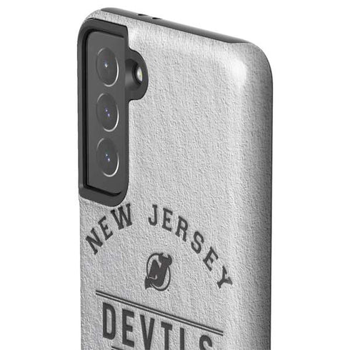 NHL New Jersey Devils Black Text Galaxy S21 5G Pro Case