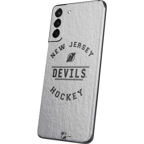 NHL New Jersey Devils Black Text Galaxy S21 5G Skin