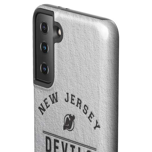 NHL New Jersey Devils Black Text Galaxy S21 FE Pro Case