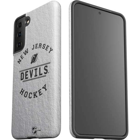 NHL New Jersey Devils Black Text Galaxy S21 Plus 5G Pro Case