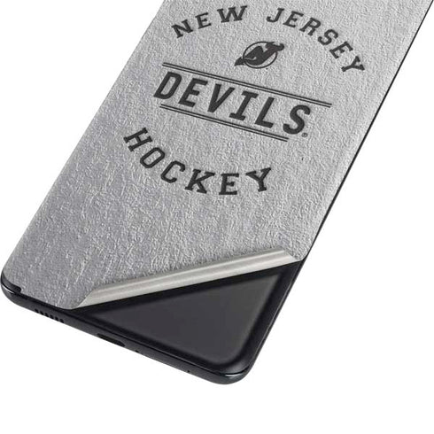 NHL New Jersey Devils Black Text Galaxy S21 Ultra 5G Skin