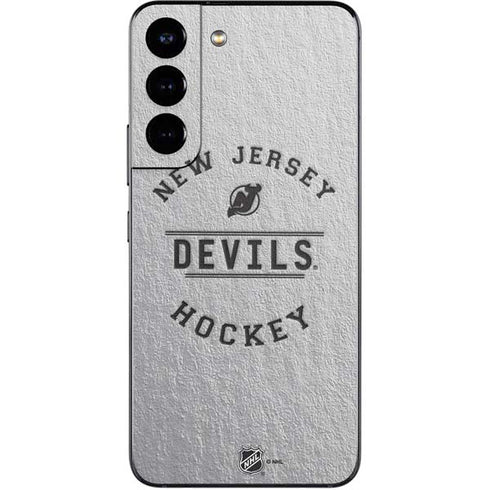 NHL New Jersey Devils Black Text Galaxy S22 Skin