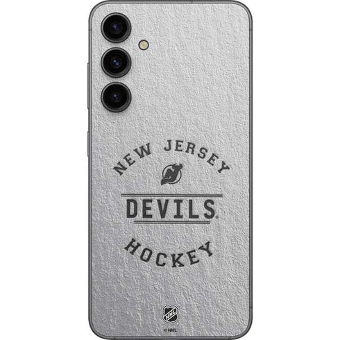 NHL New Jersey Devils Black Text Galaxy S23 FE Skin