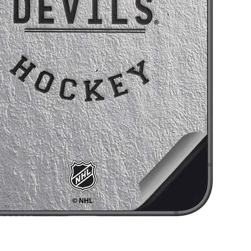 NHL New Jersey Devils Black Text Galaxy S23 FE Skin