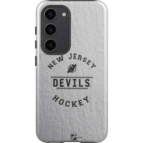 NHL New Jersey Devils Black Text Galaxy S23 Pro Case