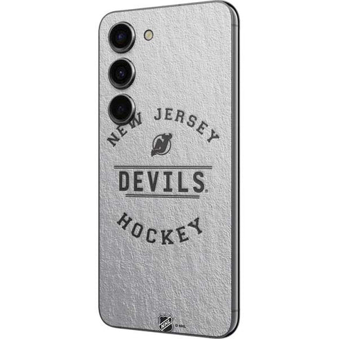 NHL New Jersey Devils Black Text Galaxy S23 Skin