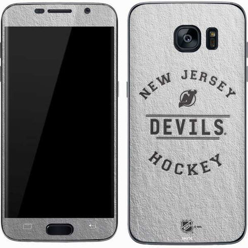 NHL New Jersey Devils Black Text Galaxy S7 Skin