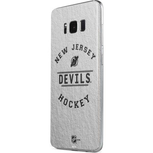 NHL New Jersey Devils Black Text Galaxy S8 Skin