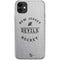 NHL New Jersey Devils Black Text iPhone 11 Clear Case
