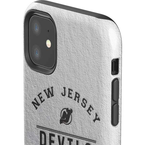 NHL New Jersey Devils Black Text iPhone 11 Impact Case