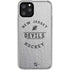 NHL New Jersey Devils Black Text iPhone 11 Pro Clear Case