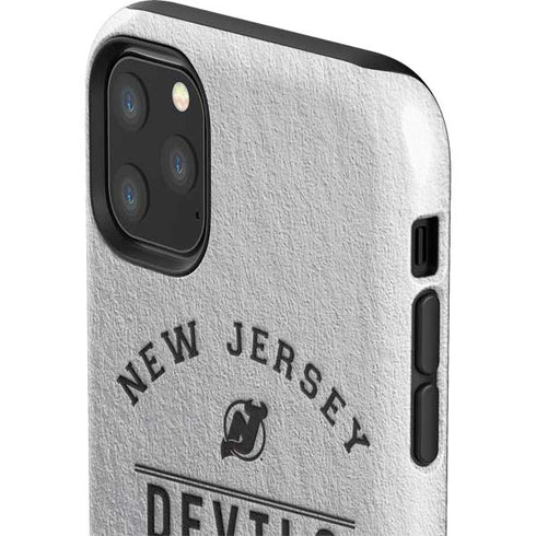 NHL New Jersey Devils Black Text iPhone 11 Pro Max Impact Case