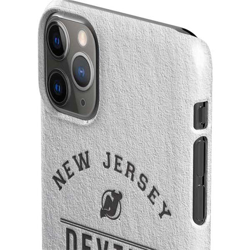 NHL New Jersey Devils Black Text iPhone 11 Pro Max Lite Case