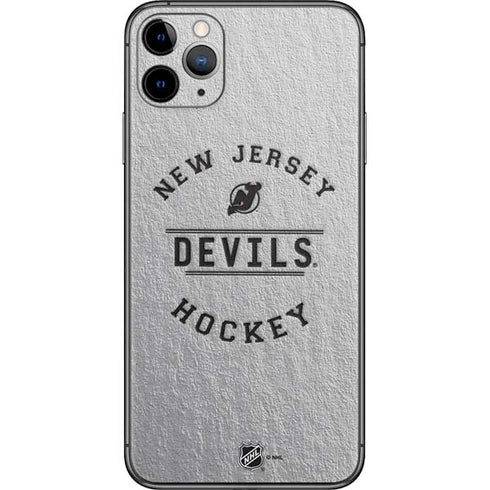 NHL New Jersey Devils Black Text iPhone 11 Pro Max Skin