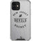 NHL New Jersey Devils Black Text iPhone 12 Mini Clear Case