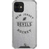 NHL New Jersey Devils Black Text iPhone 12 Mini Clear Case