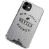NHL New Jersey Devils Black Text iPhone 12 Mini Clear Case