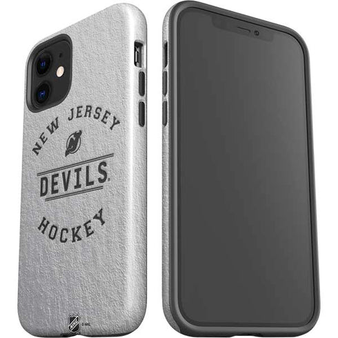 NHL New Jersey Devils Black Text iPhone 12 Mini Impact Case