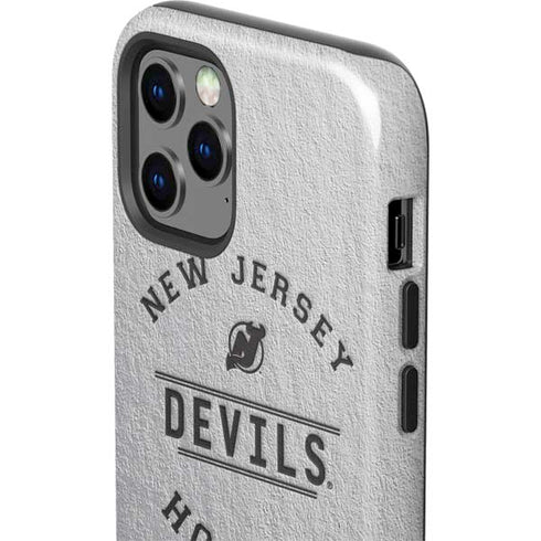 NHL New Jersey Devils Black Text iPhone 12 Pro Impact Case