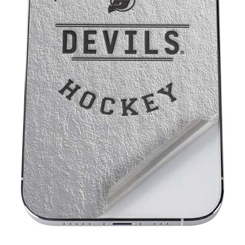 NHL New Jersey Devils Black Text iPhone 12 Pro Skin