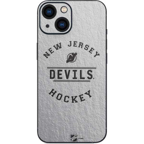 NHL New Jersey Devils Black Text iPhone 13 Mini Skin