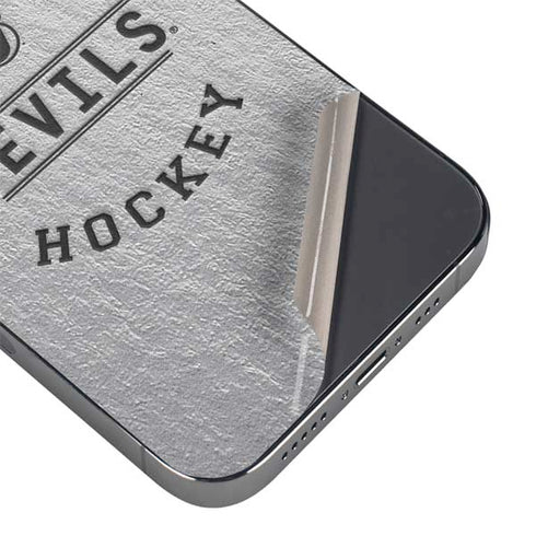 NHL New Jersey Devils Black Text iPhone 13 Pro Skin
